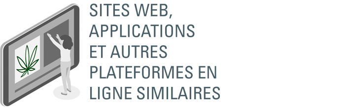 SITES WEB, APPLICATIONS ET AUTRES PLATEFORMES EN LIGNE SIMILAIRES