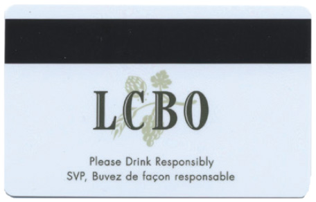 Reverse face of LCBO BYID photo card