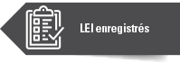 LEI enregistrés